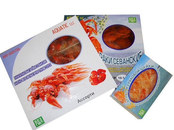 Раки в ассортименте в Кисловодске