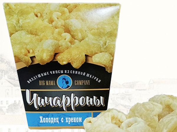 Чичарроны со вкусом холодца и хрена в Кисловодске