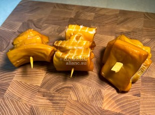 Кальмар палочки х/к: Шашлычок из кальмара х/к