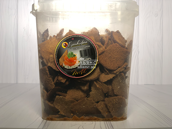 Ржаные гренки с семгой и сыром в Кисловодске