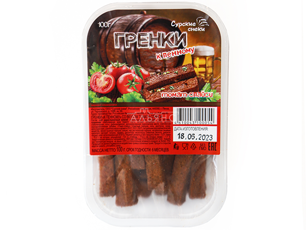 Сурские гренки Томат спайси (100 гр) в Кисловодске