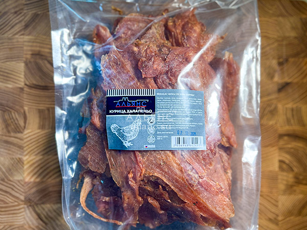 Мясо (АЛЬЯНС) вяленое курица 500гр "С халапеньо" в Кисловодске