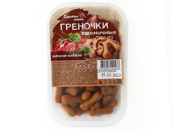 Сурские (ПШЕНИЧНЫЕ) Копченая колбаска (100 гр) в Кисловодске
