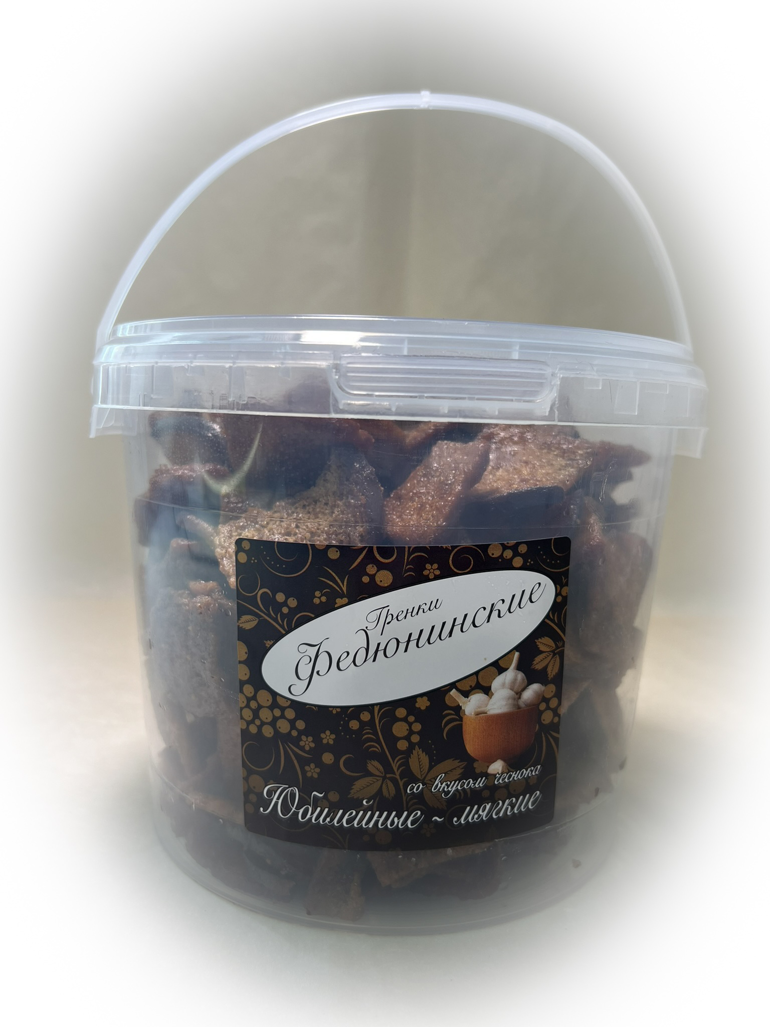 Гренки "ФЕДЮНИНСКИЕ" "Чеснок" (ведро 900 гр.) в Кисловодске