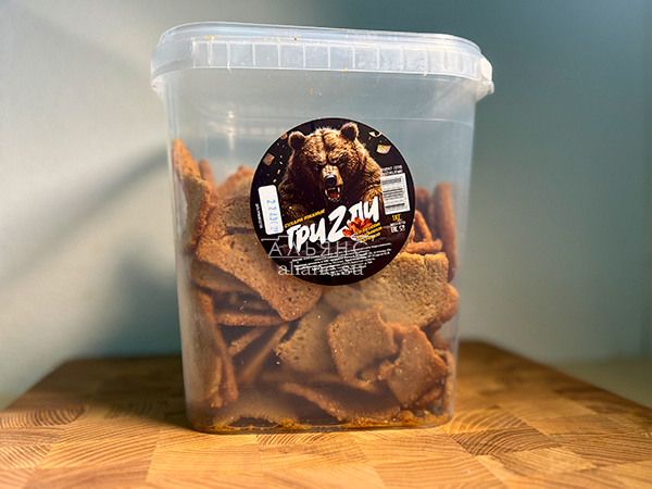 Ведро Ржаные гренки со вкусом Крылышки Барбекю (1 кг) в Кисловодске