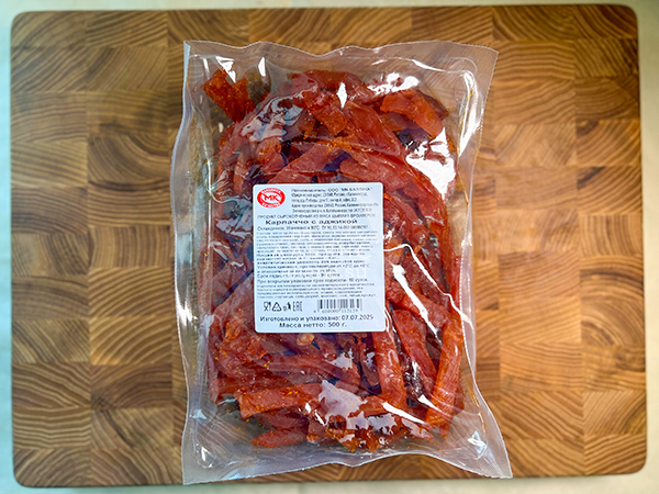 Продукт из мяса птиц "КАРПАЧЧО с АДЖИКОЙ" с/к "ООО БАЛТИКА" (Калининградская обл.) в Кисловодске