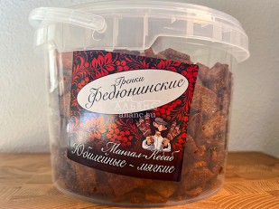 Сырный продукт ФЕРМЕРСКИЙ бочонок белый: Гренки 