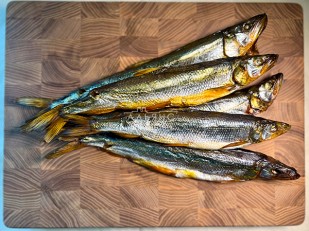 Карась холодного копчения: Корюшка Х/К ГОСТ (крупная)