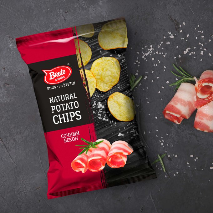 Картофель «Бруто» со вкусом бекона 130 гр. в Кисловодске