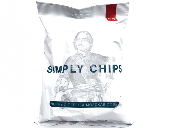 Картофельные чипсы "Simple chips" Морская соль и черный перец 80 гр. в Кисловодске