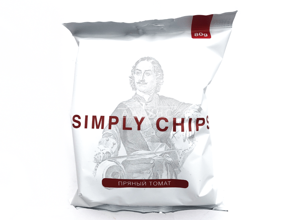 Картофельные чипсы "Simple chips" Пряный томат 80 гр. в Кисловодске